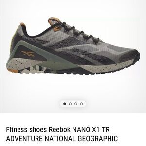 Reebok Women’s Black and Green Athletic Shoes